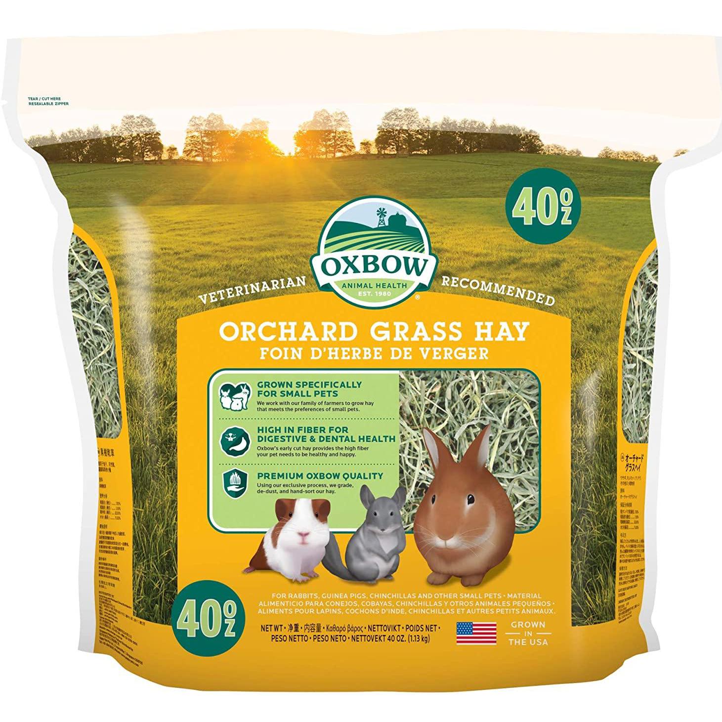 Oxbow Orchard Grass Hay Fieno per Piccoli Animali - 1,13 Kg Oxbow Orchard Grass Hay Fieno per Piccoli Animali - 1,13 Kg